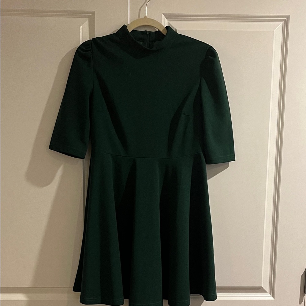 Elegant Dark Green Dress